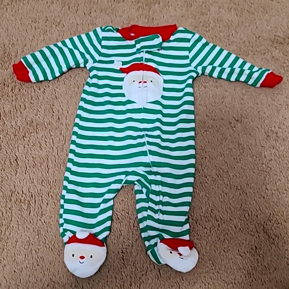 Newborn Carters Santa onesie! Bundle to save!